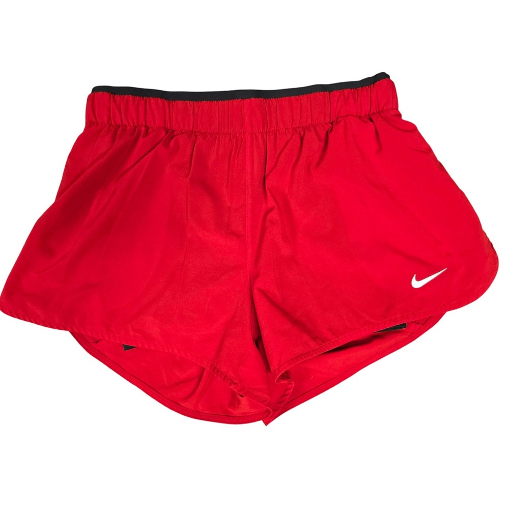 Nike Dri-FIT Running Shorts Built in Shorts Red Women's Size XS